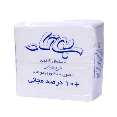 دستمال کاغذی طرح کوکتل 400 عددی دولایه