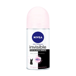 رول مام ضد تعریق نیوآ (Nivea) زنانه مدل BLACK & WHITE INVISIBLE حجم 50 میلی لیتر