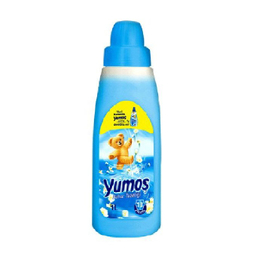 نرم کننده حوله و لباس بچه یوموش (Yumos) با رایحه گل های بهاری حجم 1 لیتر آبی