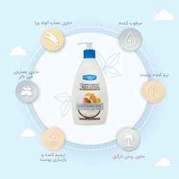 لوسیون بدن کامان (Comeon) مدل Coconut حجم 510 میلی‌ لیتر