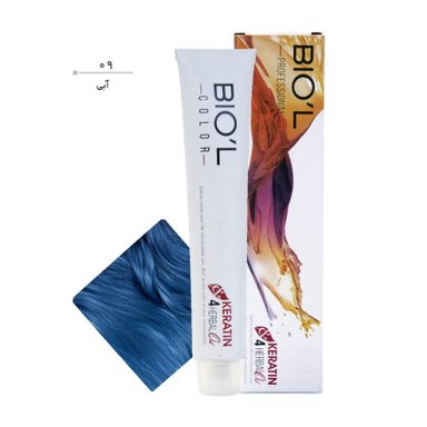 واریاسیون مو بیول (Biol) شماره 09 رنگ آبی حجم 100 میلی‌ لیتر