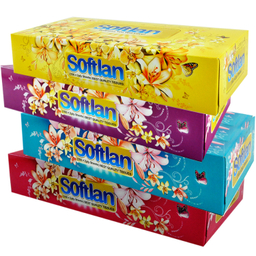 دستمال کاغذی 100 برگ سافتلن (Softlan) مدل Youwilllove