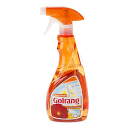 شیشه پاک کن گلرنگ (Golrang) مدل نارنجی حجم 500 میلی لیتر