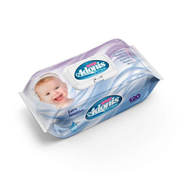 دستمال مرطوب کودک آدونیس (Adonis) مدل A78 بسته 120 عددی