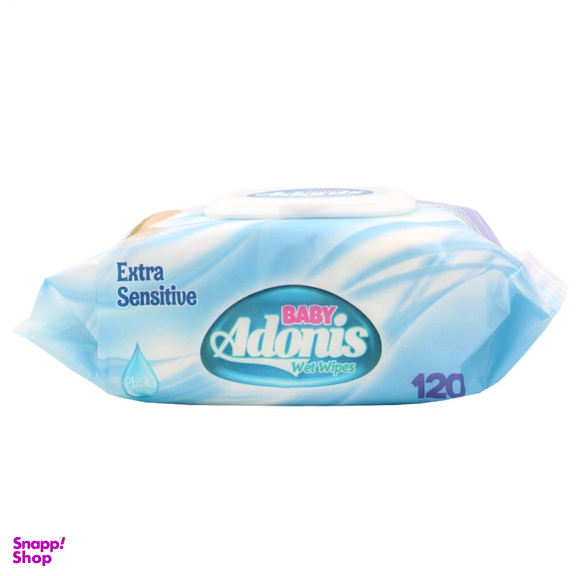 دستمال مرطوب کودک آدونیس (Adonis) مدل A78 بسته 120 عددی