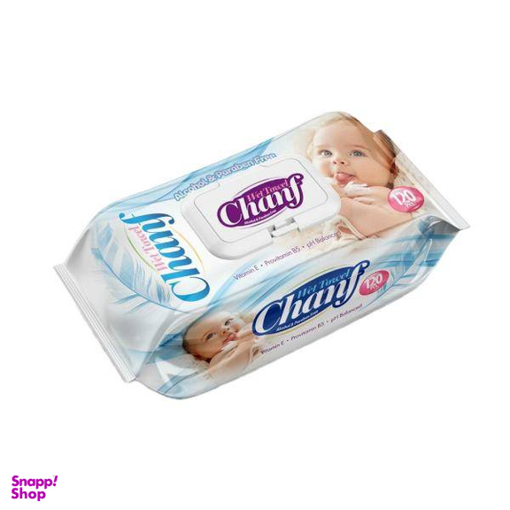 دستمال مرطوب چانف بسته 120 عددی