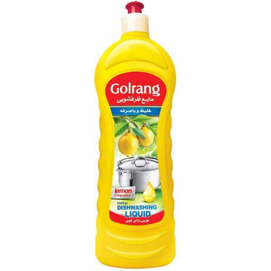مایع ظرفشویی گلرنگ (Golrang) مدل Lemon حجم 1000 میلی‌لیتر
