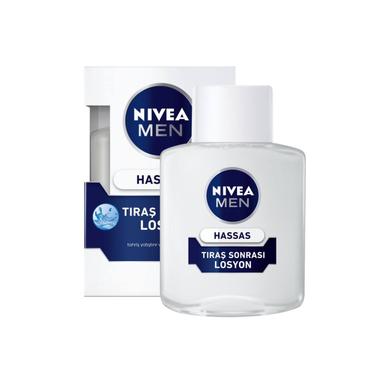 لوسیون افتر شیو نیوآ (Nivea) مدل HASSAS دارای خاصیت مرطوب کننده حجم 100 میلی‌لیتر