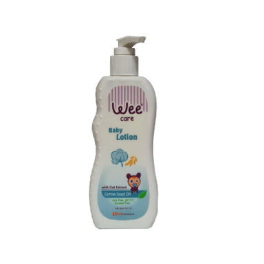 لوسیون بدن کودک وی کر 1(Wee Care) مدل cotton حجم 200 میلی گرم