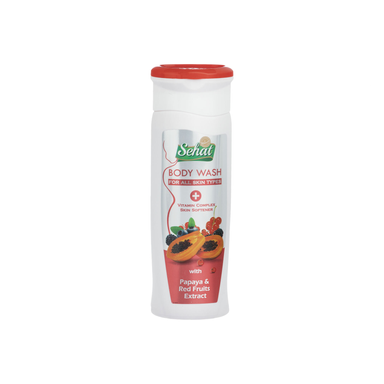 شامپو بدن صحت (Sehat) مدل Papaya & Red Fruits Extract حجم 300 میلی لیتر