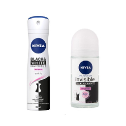 پک ضد تعریق زنانه نیوآ (Nivea) مدل بلک اند وایت