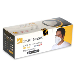 ماسک 6 لایه 3 بعدی فست جعبه 25 عددی