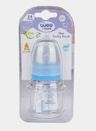 بطری شیرخوری پیرکس استاندارد وی کر (wee care) کد B302 حجم 60 میلی لیتر