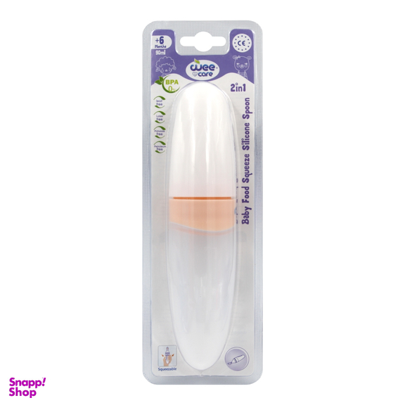 سرلاک خوری تمام سیلیکونی وی کر(wee care) کد U205 حجم 90 میلی لیتر