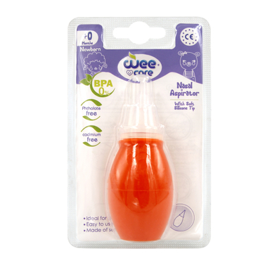 پوار بینی کودک همراه با سر سیلیکونی وی کر (wee care) کد M903 تک رنگ