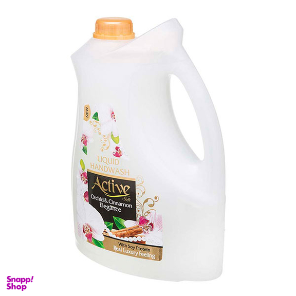 مایع دستشویی اکتیو (Active) با رایحه دارچین حجم 3.750 لیتر