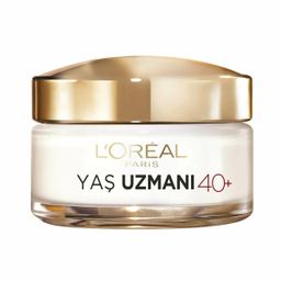 کرم شب آبرسان لورآل (Loreal) ضد چروک قوی نرم کننده مدل ekspert wieku بالای 40 سال حجم 50 میلی لیتر