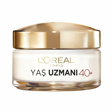 کرم شب آبرسان لورآل (Loreal) ضد چروک قوی نرم کننده مدل ekspert wieku بالای 40 سال حجم 50 میلی لیتر