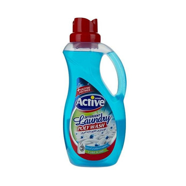 مایع لباسشویی پلی واش اکتیو (Active) مدل Blue حجم 1500 میلی لیتر