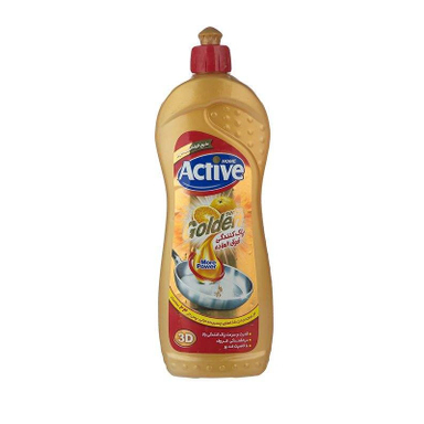 مایع ظرفشویی اکتیو سری Golden مدل Orange وزن 750 گرم