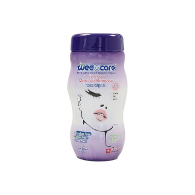 دستمال مرطوب پاک کننده آرایش وی کر (Wee Care) مدل اکسپرس بسته 70 عددی