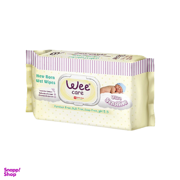 دستمال مرطوب نوزاد وی کر (Wee Care) ویژه پوست های خیلی حساس