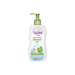 شامپو سر و بدن وی کر (Wee Care) با رایحه سیب سبز حجم 200 میلی لیتر