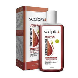 شامپو تقویت کننده مو اسکالپیا حاوی Zinc حجم 200 میلی لیتر