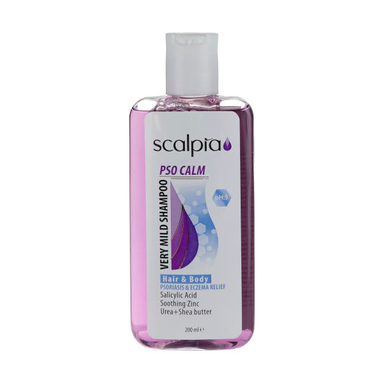 شامپو سر و بدن بسیار ملایم اسکالپیا (Scalpia) مناسب پوست های حساس حجم 200 میلی لیتر