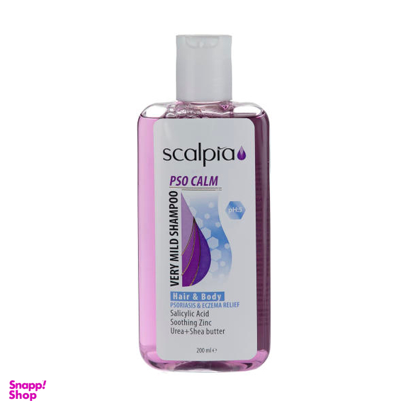 شامپو سر و بدن بسیار ملایم اسکالپیا (Scalpia) مناسب پوست های حساس حجم 200 میلی لیتر