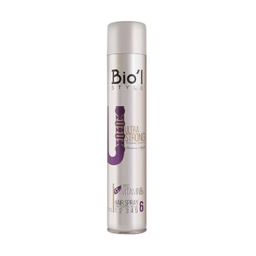 اسپری نگه دارنده موی سر بیول (Biol) مدل Ultra Strong حجم 500 میلی لیتر