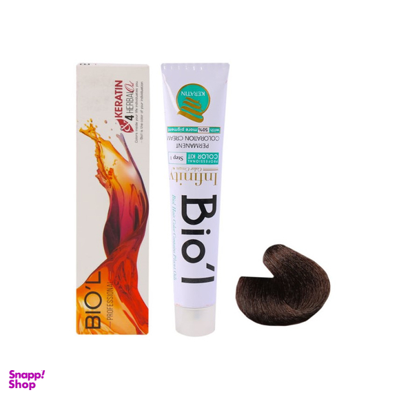 رنگ مو بیول (Biol) شماره 7.1 رنگ بلوند دودی متوسط حجم 50 میلی لیتر
