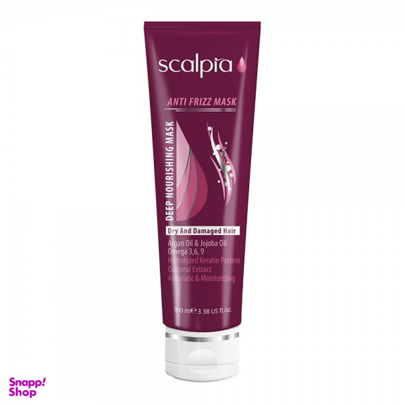 ماسک بعد از حمام مناسب موی خشک و آسیب دیده اسکالپیا (Scalpia) حجم 100 میلی لیتر