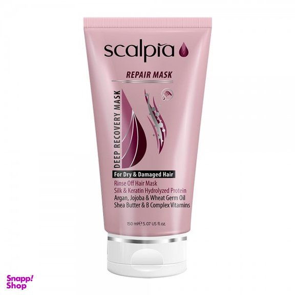 ماسک داخل حمام مناسب موی خشک و آسیب دیده اسکالپیا (Scalpia) حجم 100 میلی لیتر