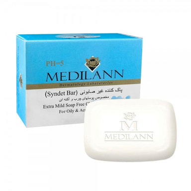 پاک کننده غیر صابونی مدیلن (Medilann) مناسب پوست چرب و آکنه‌ای حجم 100 میلی لیتر