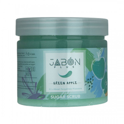اسکراب شکری لایه بردار ژبن پلاس (Jabon plus) مدل Green Apple وزن 450 گرم