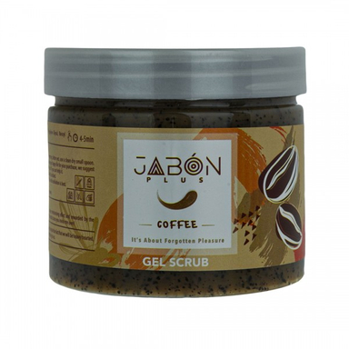 ژل اسکراب لایه بردار ژبن پلاس (Jabon plus) مدل Coffee وزن 375 گرم