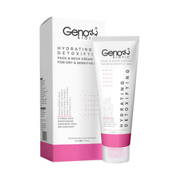 کرم مرطوب کننده صورت و گردن ژنوبایوتیک (Geno Biotic) مناسب پوست خشک و حساس حجم 50 میلی لیتر