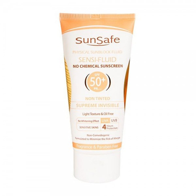 ضد آفتاب فیزیکال فلویید برای پوست های حساس SPF50 سان سیف حجم 50 میلی لیتر