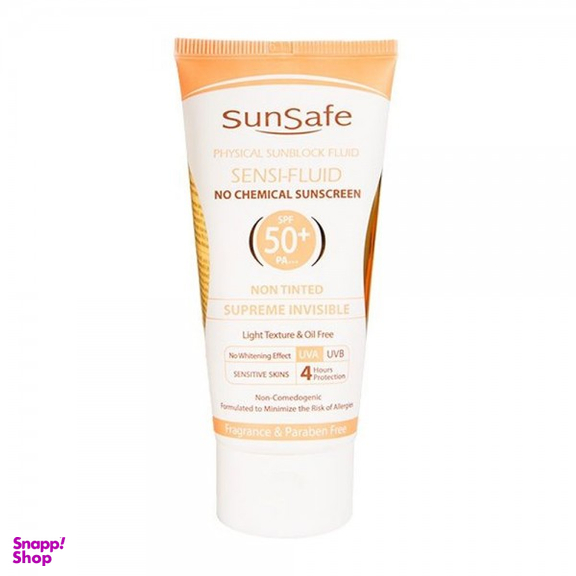 ضد آفتاب فیزیکال فلویید برای پوست های حساس SPF50 سان سیف حجم 50 میلی لیتر