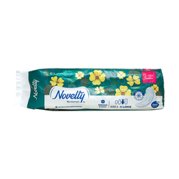 نوار بهداشتی مشبک بسیار ضخیم ناولتی (Novelty) با عصاره بنفشه مغربی ویژه شب سایز 3 خیلی بزرگ 8 عددی