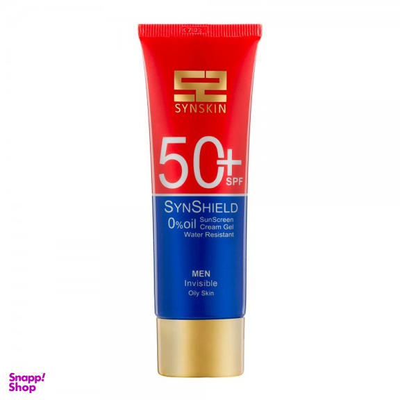ژل ضد آفتاب مردانه فاقد چربی ساین شیلد +SPF50 ساین اسکین حجم 50 میلی لیتر