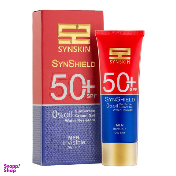 ژل ضد آفتاب مردانه فاقد چربی ساین شیلد +SPF50 ساین اسکین حجم 50 میلی لیتر