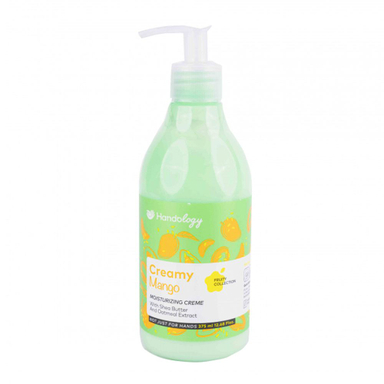 کرم مرطوب کننده پمپی هندولوژی (Handology) مدل Mango حجم 375 میلی لیتر