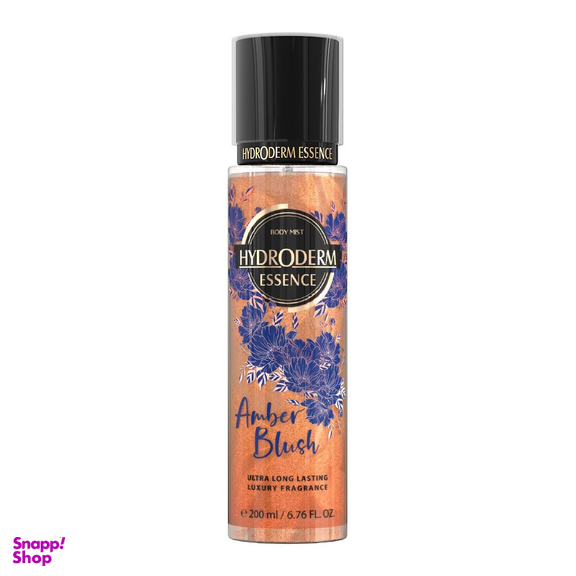 بادی میست اکلیلی هیدرودرم (Hydroderm) مدل Amber Blush حجم 200 میلی لیتر