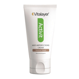 کرم ضد جوش رنگی ویتالیر(Vitalayer) سری Activit رنگ طبیعی حجم 40 میلی لیتر