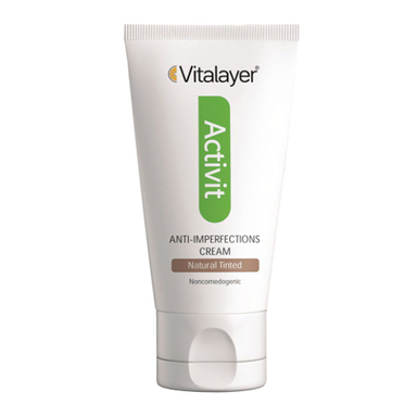 کرم ضد جوش رنگی ویتالیر(Vitalayer) سری Activit رنگ طبیعی حجم 40 میلی لیتر