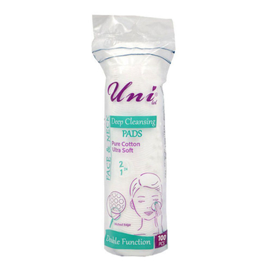 پد دو طرفه پاک کننده آرایش یونی لد (UniLed) بسته 80 عددی