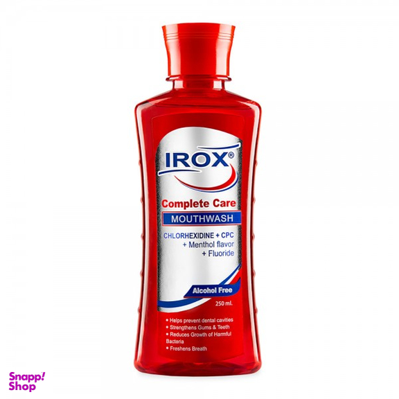 دهان‌ شویه ایروکس (Irox) مدل کلروهگزیدین حجم 250 میلی لیتر