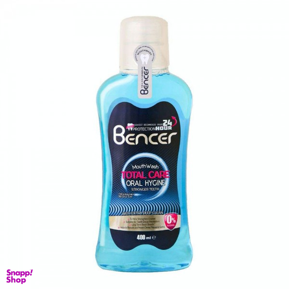 دهانشویه کامل بنسر (Bencer) حجم 400 میلی لیتر